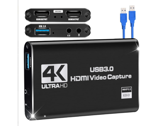 Placa de Captura HDMI Externa 🎮📹 4k 30fps 1080 60 fps